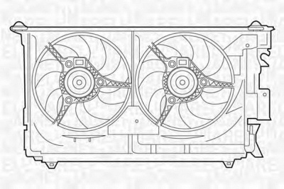 MAGNETI MARELLI 069422283010 -  Вентилятор, охлаждение двигателя